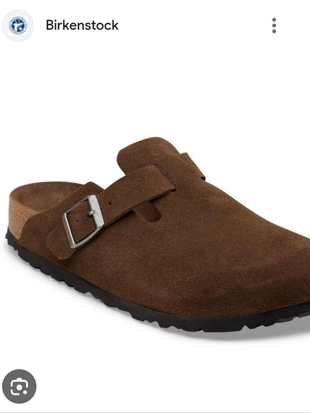Birkenstock Women's Suede Slip-On Sandal in Brown